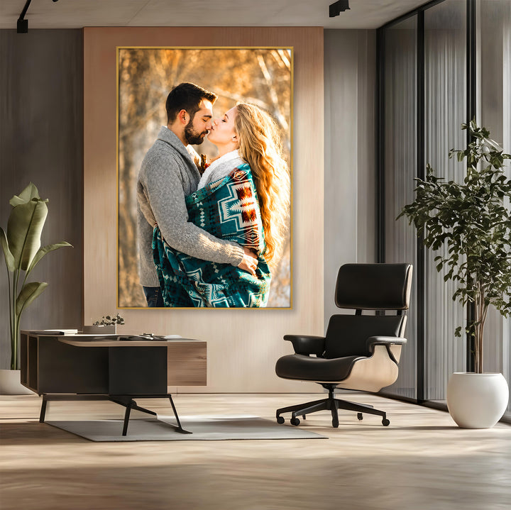 Personalisierte Leinwand Leinwandbilder mit Ihrem Foto - Vertikales Portrait