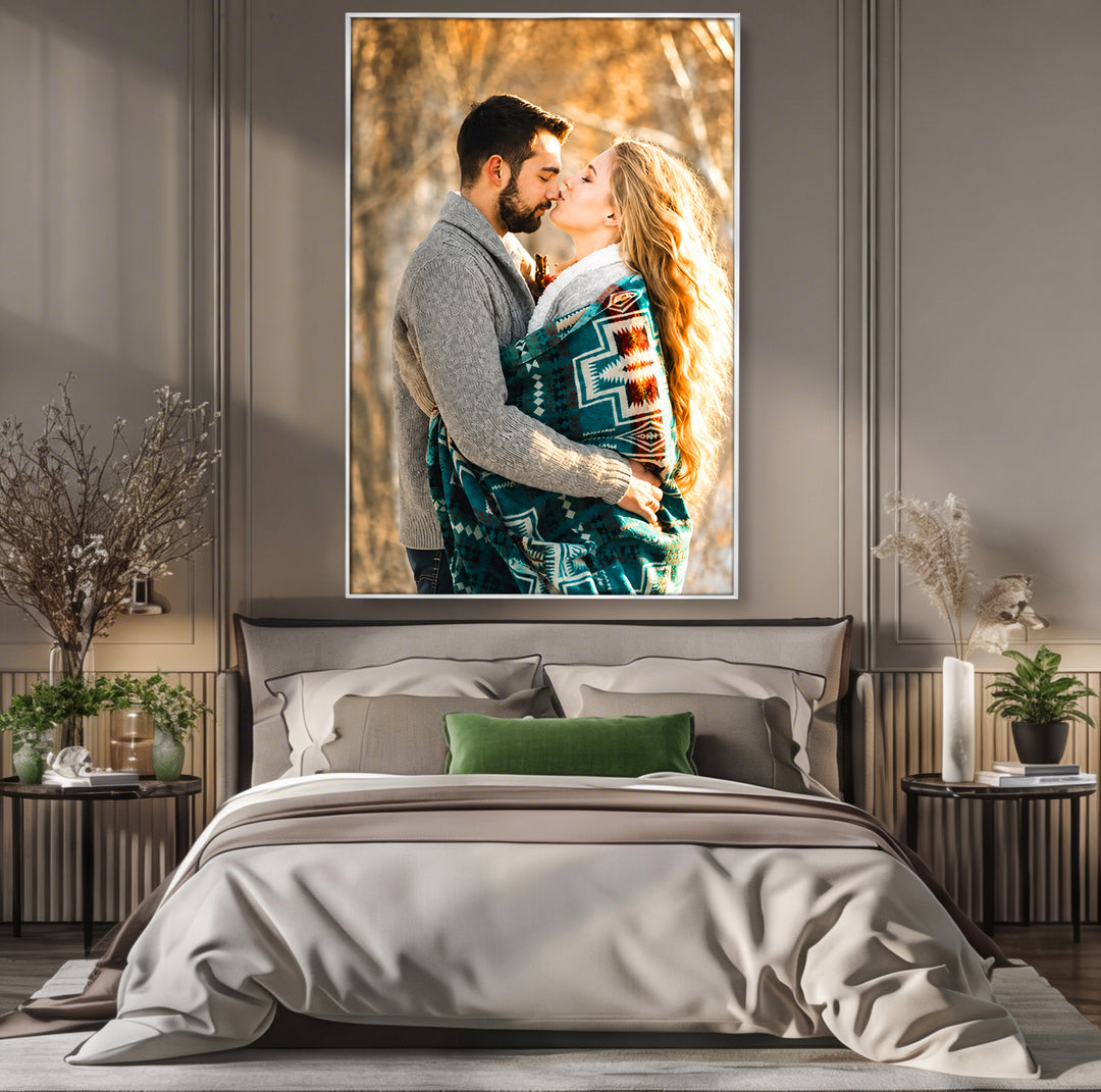 Personalisierte Leinwand Leinwandbilder mit Ihrem Foto - Vertikales Portrait