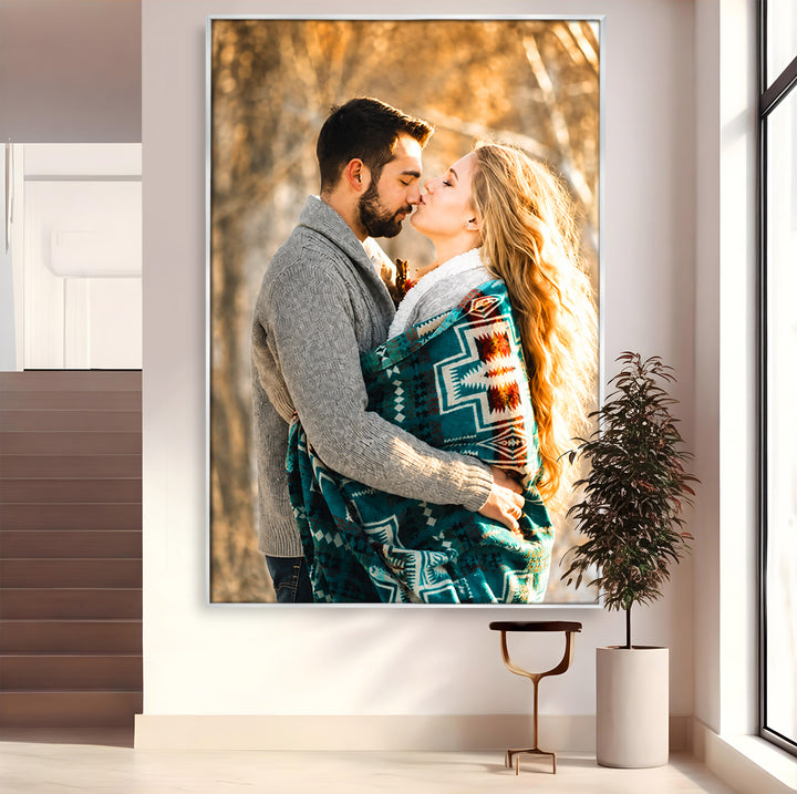 Personalisierte Leinwand Leinwandbilder mit Ihrem Foto - Vertikales Portrait
