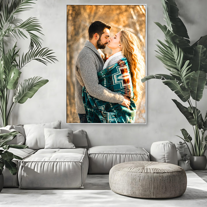 Personalisierte Leinwand Leinwandbilder mit Ihrem Foto - Vertikales Portrait