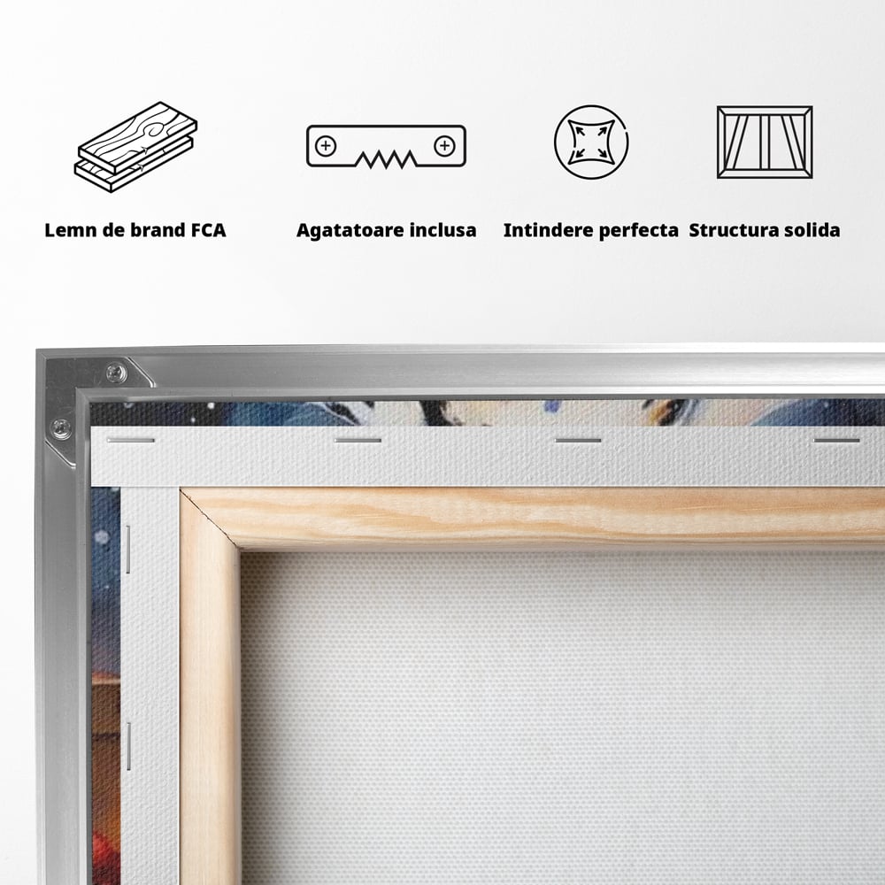 Tablou Canvas Premium LuxCanva® D1036, 101 Dalmatieni , Dalmatian, Desene Animate, Santa Pete, Zgarda, Festiv, Living Room, Culori vibrante