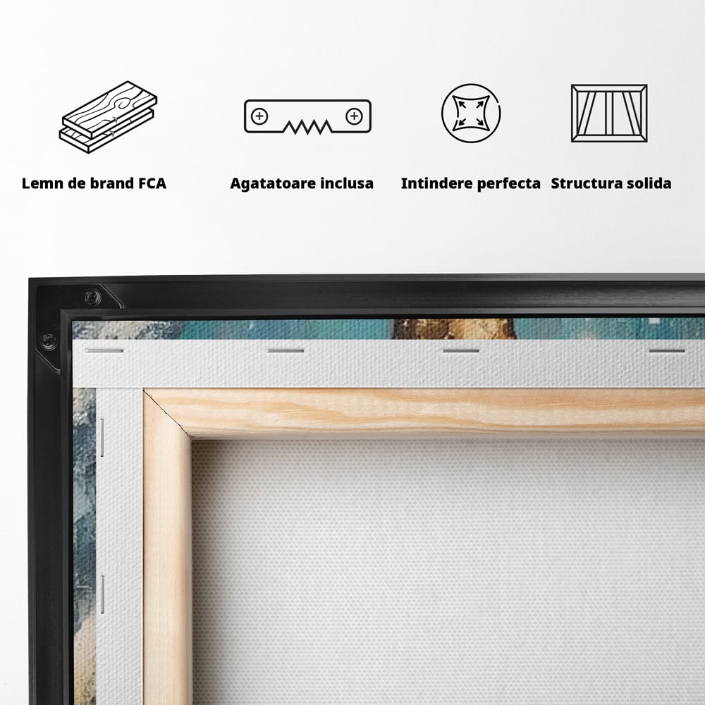 Tablou Canvas Premium, LuxCanva® D1075, Strajerul Fulgilor, Basm, Poveste, Copil, Straie, Regal, Ninsoare, Padure, Legenda, Decoratiuni, Dar, Bucurie, Traditie, Brad, Camera Copil, Living, Dormitor