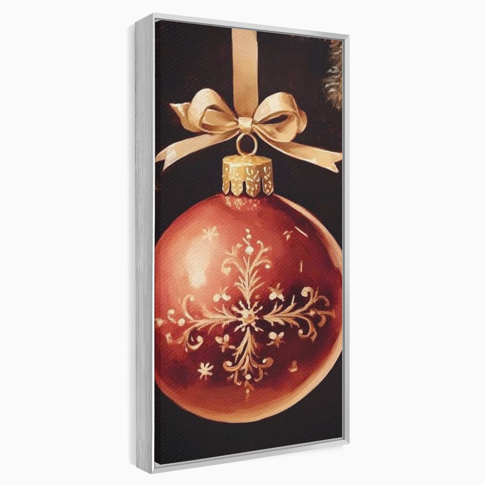 Tablou Canvas Premium, LuxCanva® D1079, Simbol Regal, Rosu, Festiv, Funda, Aurie, Traditie, Ornament, Detaliu, Lux, Povestire, Anotimp, Frig, Brad, Eleganta, Impodobit, Camera Copil, Living, Dormitor