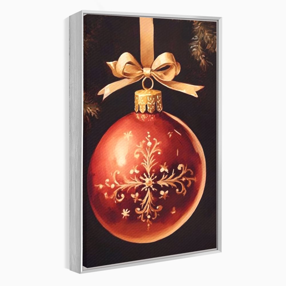Tablou Canvas Premium, LuxCanva® D1079, Simbol Regal, Rosu, Festiv, Funda, Aurie, Traditie, Ornament, Detaliu, Lux, Povestire, Anotimp, Frig, Brad, Eleganta, Impodobit, Camera Copil, Living, Dormitor