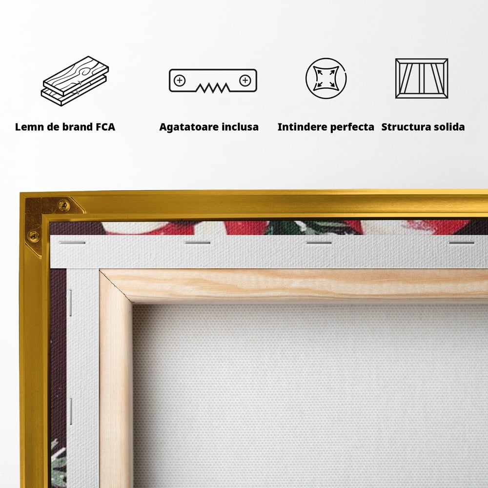 Leinwandbilder Premium, LuxCanva® D1086, Festliches Duo, Süß, Herz, Weihnachten, Rot, Symbole, Süß, Magie, Stöcke, Geist, Freude, Geschenke, Geschenke, Geschenke, Geist, Weiß, Weiß, Kirsche, Kinderzimmer, Wohnen, Schlafzimmer
