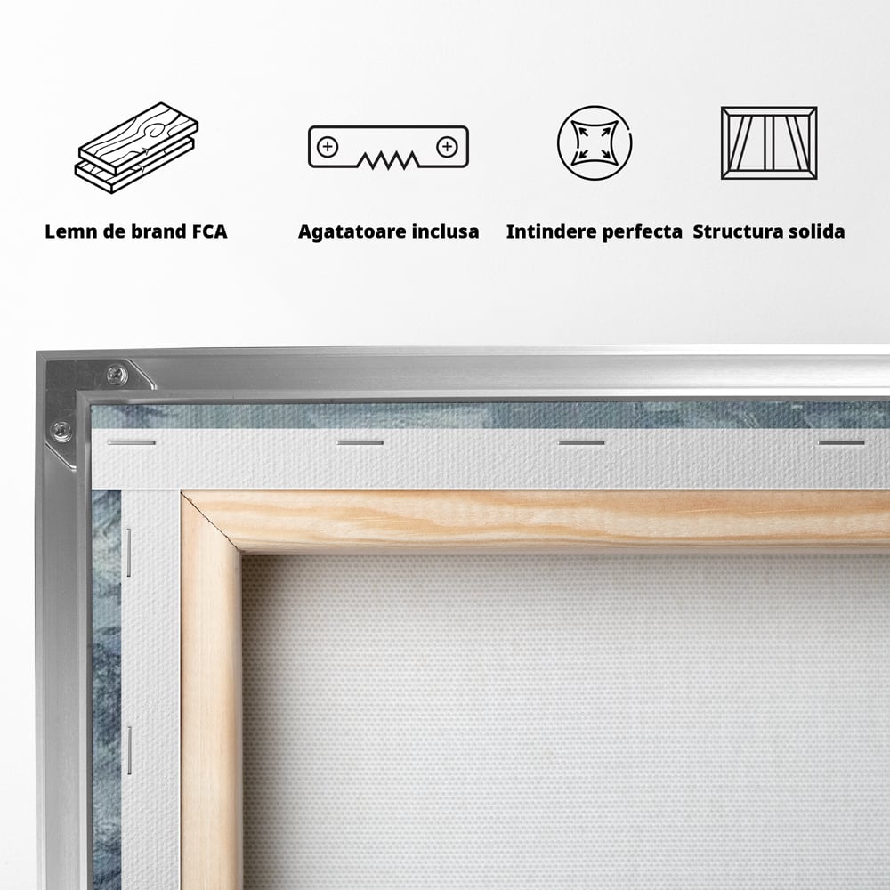 Leinwand Wandbilder Premium, LuxCanva® D1099, Heiligabend, Weihnachtsmann, Sack, Geschenke, Geschenke, Spielzeug, Anzug, Rot, Bart, Weiß, Weiß, Carares, Häuser, Häuser, Schnee, Schnee, Schnee, Freude, Zauber, Kinder, Wohnen, Schlafzimmer