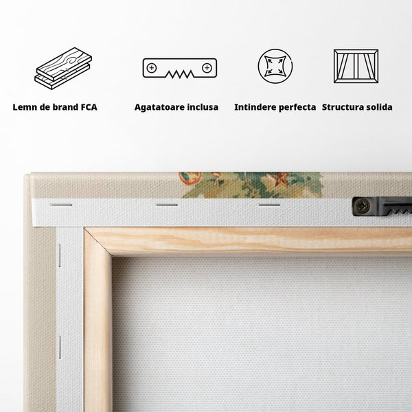 Leinwand Wandkunst Canvas Premium, LuxCanva® D1104, Weihnachtsbär, Magie, Heiligabend, Weihnachtsabend, Weihnachten, Weihnachten, Nacht, Unschuld, Wärme, Wärme, Geschichte, Spielzeug, Geschenke, Tier, Glück, Heiligabend, Weihnachten, Wohnen, Schlafzimmer