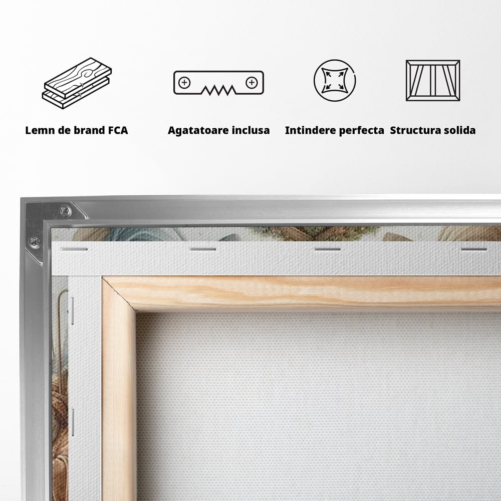 Leinwand Wandkunst Canvas Premium, LuxCanva® D1116, Frieden der Heiligen Insel, Szene, biblisch, Jesus, Engel, Hirten, Schafe, Schafe, Stern, Licht, Erlösung, Herrlichkeit, Spiritualität, Weihnachten, Glaube, Wohnen, Schlafzimmer