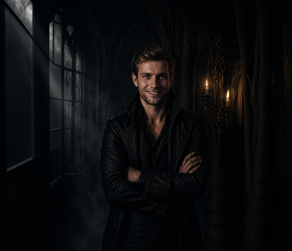Tablou Personalizat Gothic Dark | Barbati / Edgy | Vertical Portret