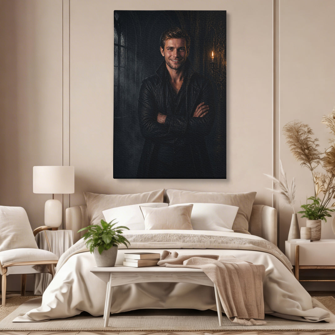 Tablou Personalizat Gothic Dark | Barbati / Edgy | Vertical Portret