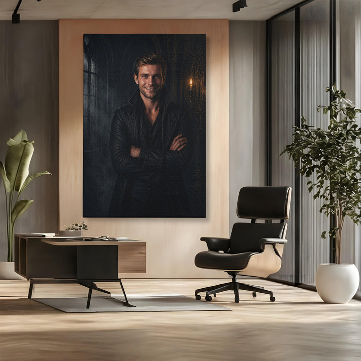 Tablou Personalizat Gothic Dark | Barbati / Edgy | Vertical Portret