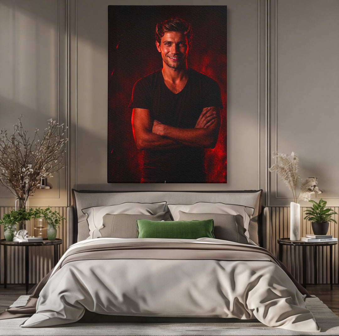 Tablou Personalizat Devil | Fun / Edgy | Vertical Portret