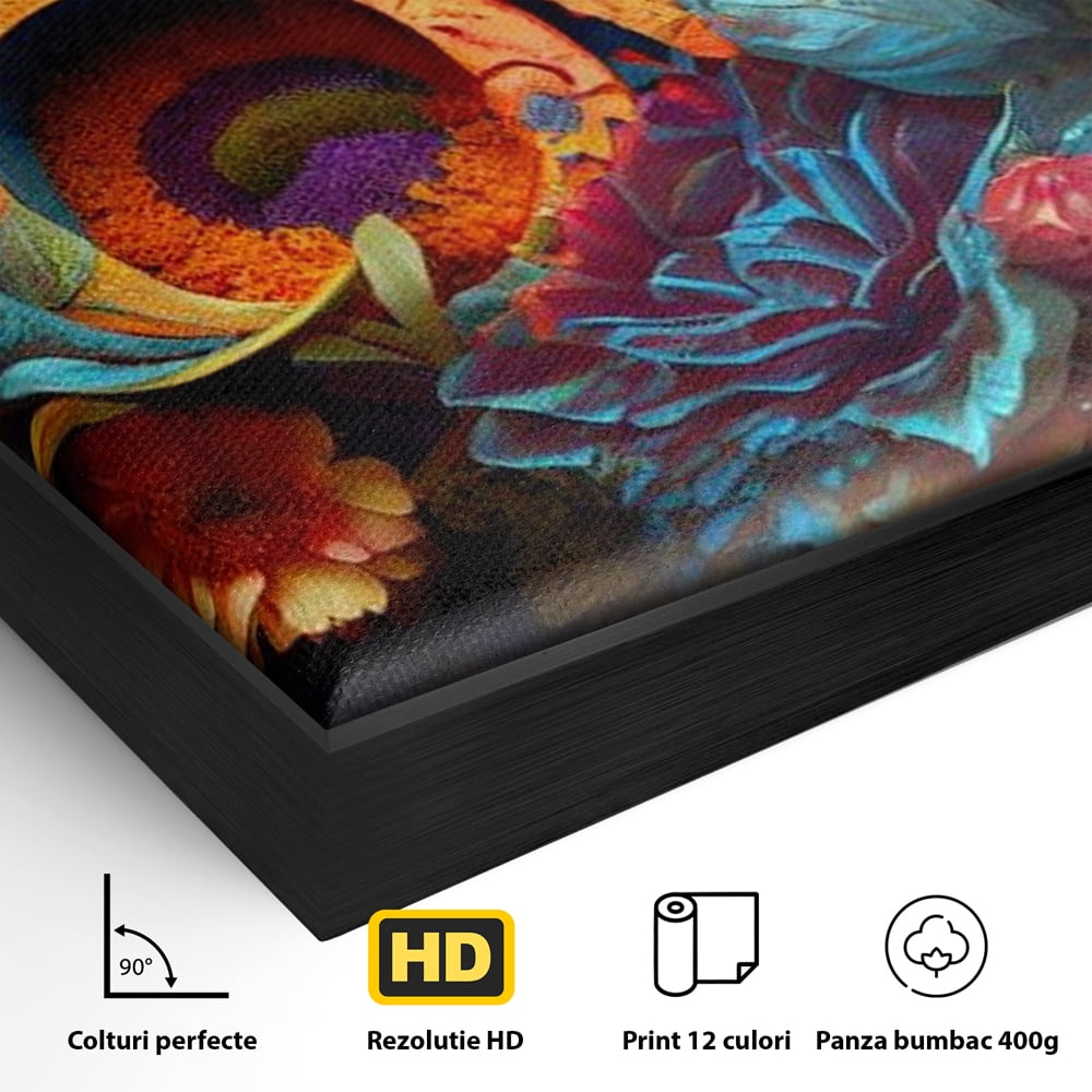 Leinwandbilder Premium LuxCanva® E1001, Blumen der Liebe und Harmonie, Liebe, Blumen, Natur, Eleganz, Wohnen, Lebendige Farben