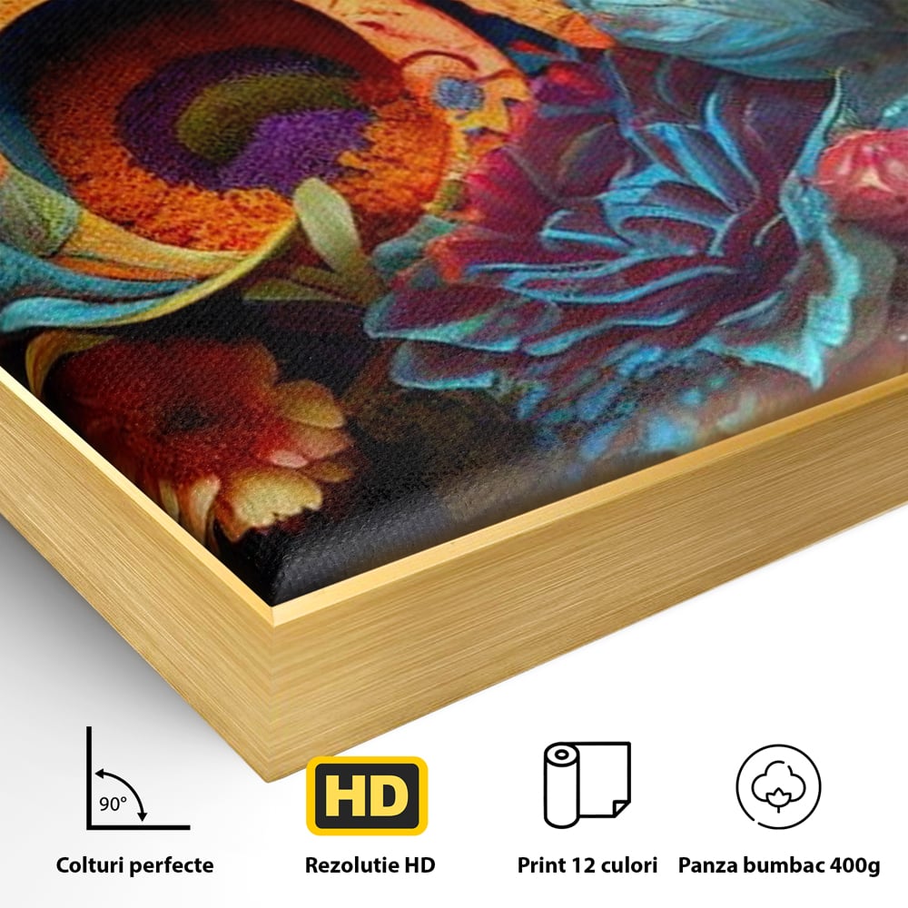 Leinwandbilder Premium LuxCanva® E1001, Blumen der Liebe und Harmonie, Liebe, Blumen, Natur, Eleganz, Wohnen, Lebendige Farben