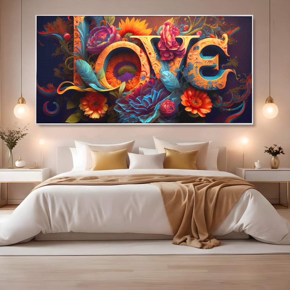 Leinwandbilder Premium LuxCanva® E1001, Blumen der Liebe und Harmonie, Liebe, Blumen, Natur, Eleganz, Wohnen, Lebendige Farben