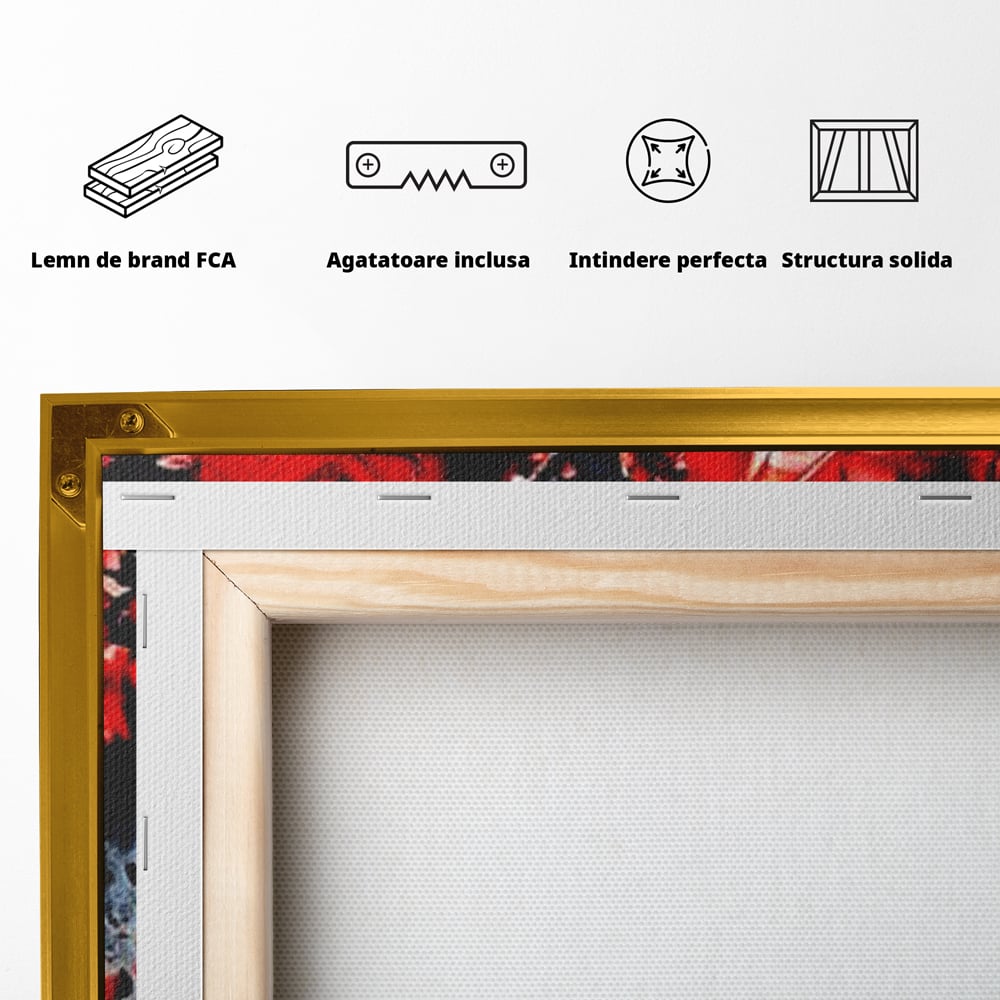 Leinwandbilder Premium LuxCanva® E1007, Liebe in Trümmern, Liebe, Zerbrechlichkeit, Leidenschaft, Bruch, Emotion, Wohnzimmer, Lebendige Farben