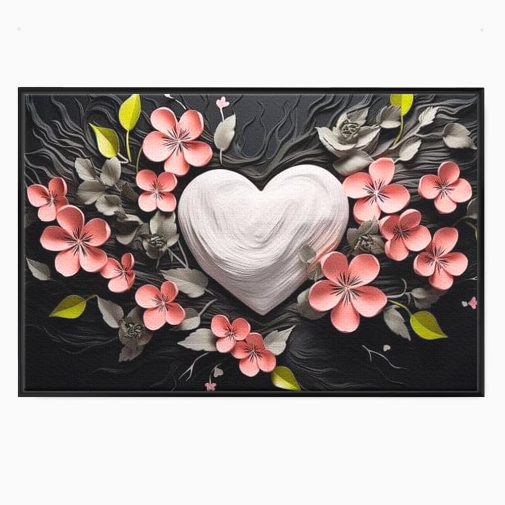 Tablou Canvas Premium LuxCanva® E1010, Ecouri Florale, Simbolism, Emotie, Frumusete, Petale, Flori, Living Room, Culori vibrante