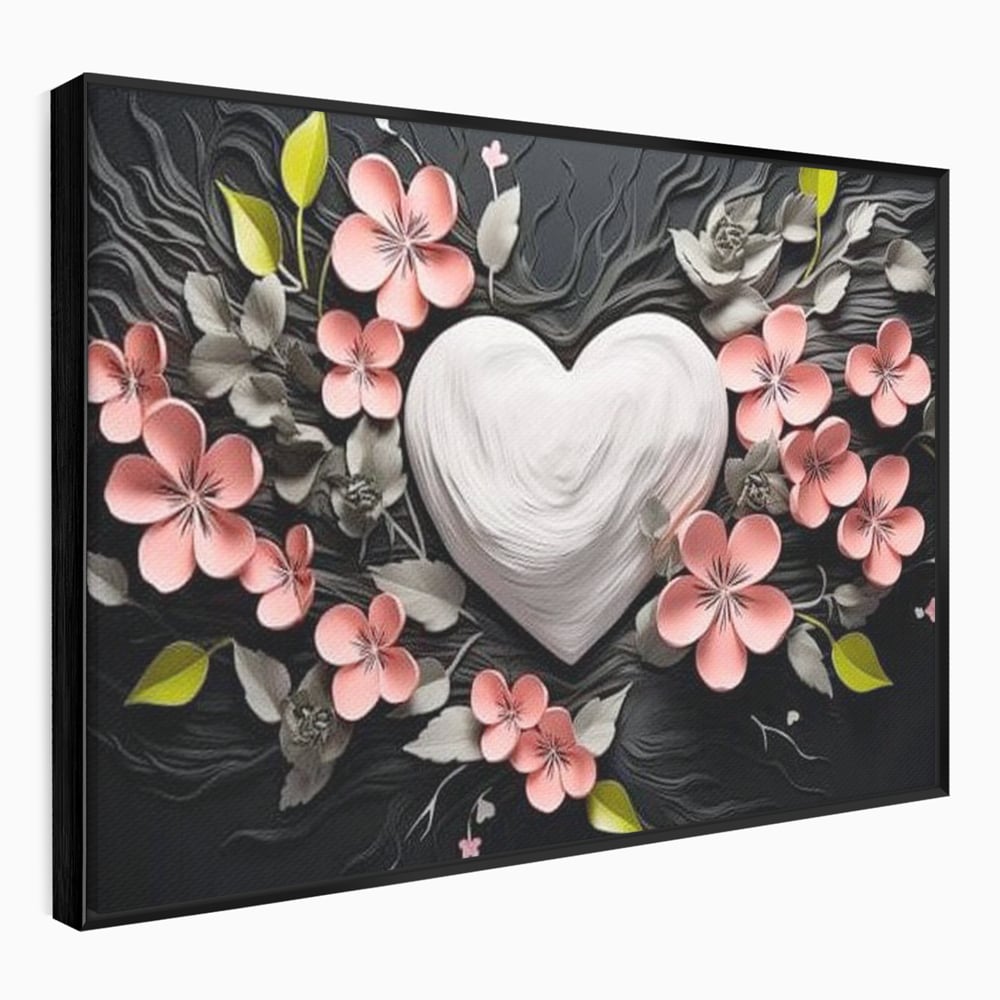 Tablou Canvas Premium LuxCanva® E1010, Ecouri Florale, Simbolism, Emotie, Frumusete, Petale, Flori, Living Room, Culori vibrante