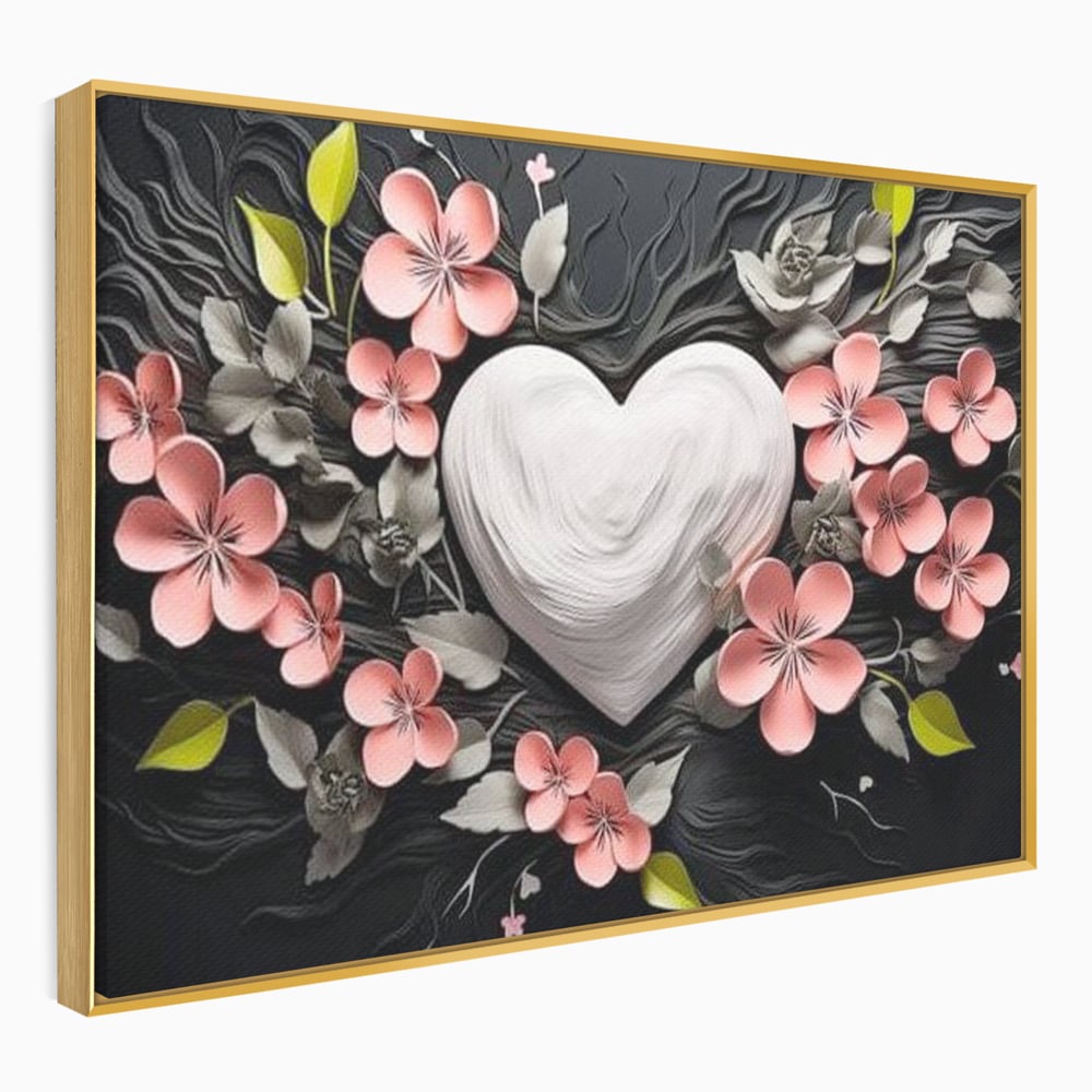 Tablou Canvas Premium LuxCanva® E1010, Ecouri Florale, Simbolism, Emotie, Frumusete, Petale, Flori, Living Room, Culori vibrante