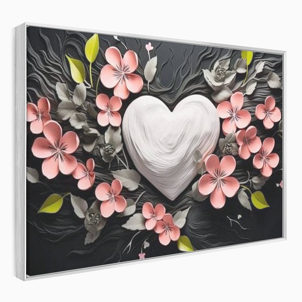 Tablou Canvas Premium LuxCanva® E1010, Ecouri Florale, Simbolism, Emotie, Frumusete, Petale, Flori, Living Room, Culori vibrante