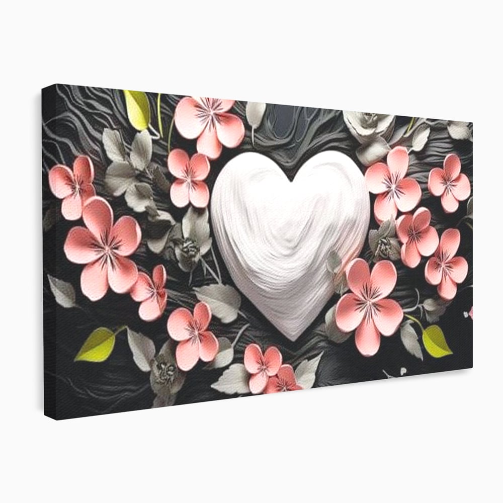 Tablou Canvas Premium LuxCanva® E1010, Ecouri Florale, Simbolism, Emotie, Frumusete, Petale, Flori, Living Room, Culori vibrante