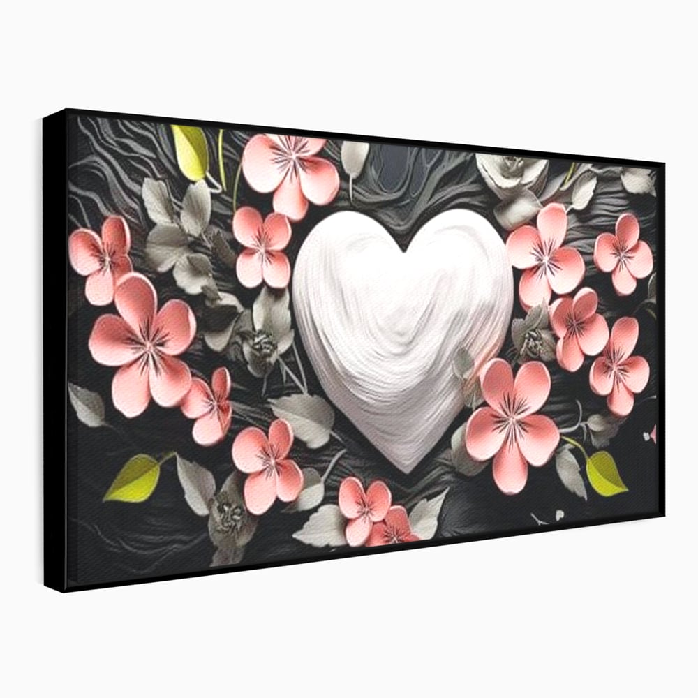 Tablou Canvas Premium LuxCanva® E1010, Ecouri Florale, Simbolism, Emotie, Frumusete, Petale, Flori, Living Room, Culori vibrante