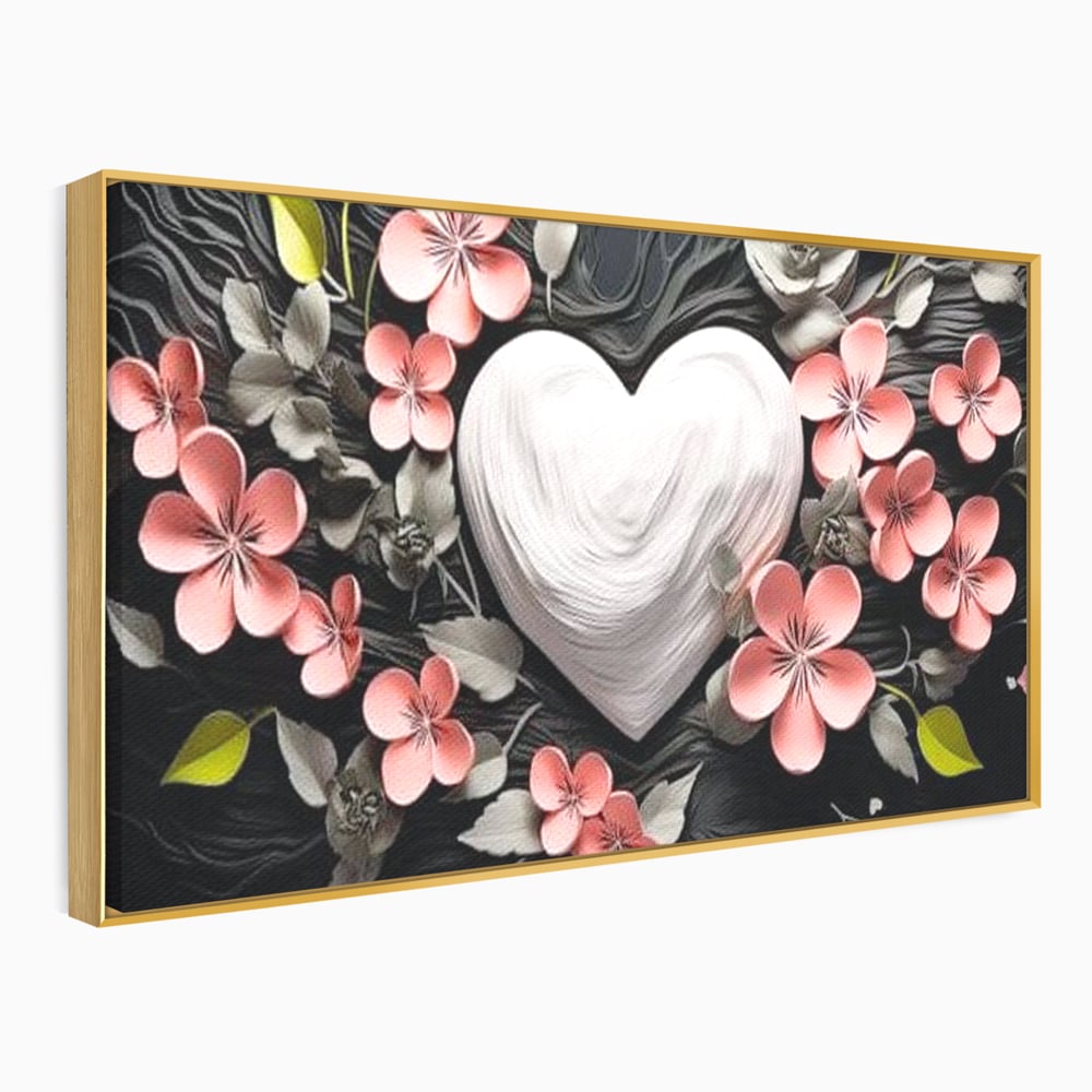 Tablou Canvas Premium LuxCanva® E1010, Ecouri Florale, Simbolism, Emotie, Frumusete, Petale, Flori, Living Room, Culori vibrante
