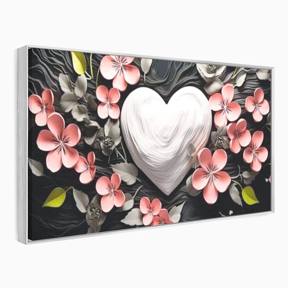 Tablou Canvas Premium LuxCanva® E1010, Ecouri Florale, Simbolism, Emotie, Frumusete, Petale, Flori, Living Room, Culori vibrante