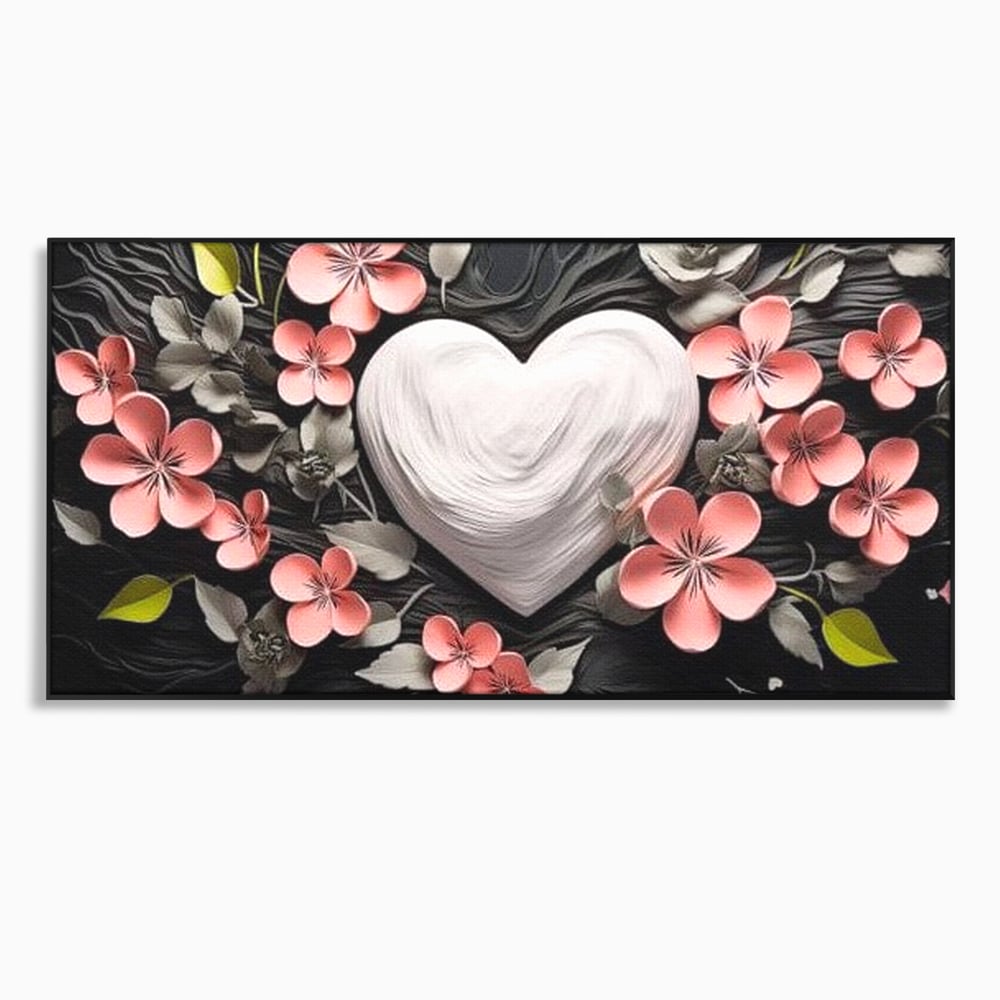 Tablou Canvas Premium LuxCanva® E1010, Ecouri Florale, Simbolism, Emotie, Frumusete, Petale, Flori, Living Room, Culori vibrante