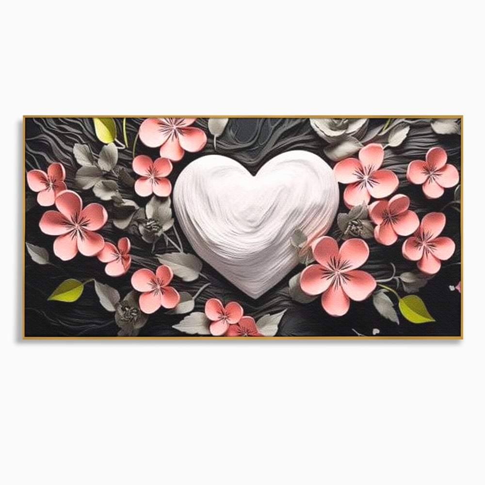 Tablou Canvas Premium LuxCanva® E1010, Ecouri Florale, Simbolism, Emotie, Frumusete, Petale, Flori, Living Room, Culori vibrante