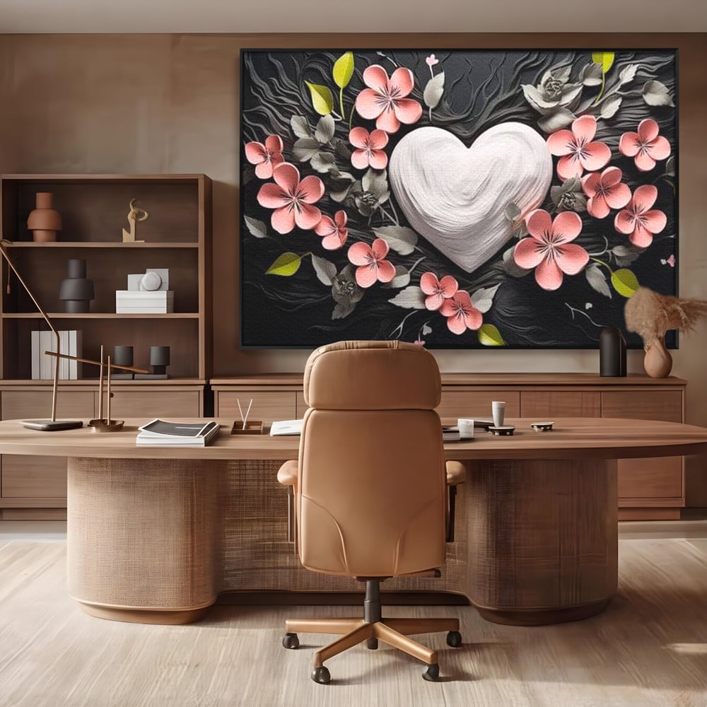 Tablou Canvas Premium LuxCanva® E1010, Ecouri Florale, Simbolism, Emotie, Frumusete, Petale, Flori, Living Room, Culori vibrante