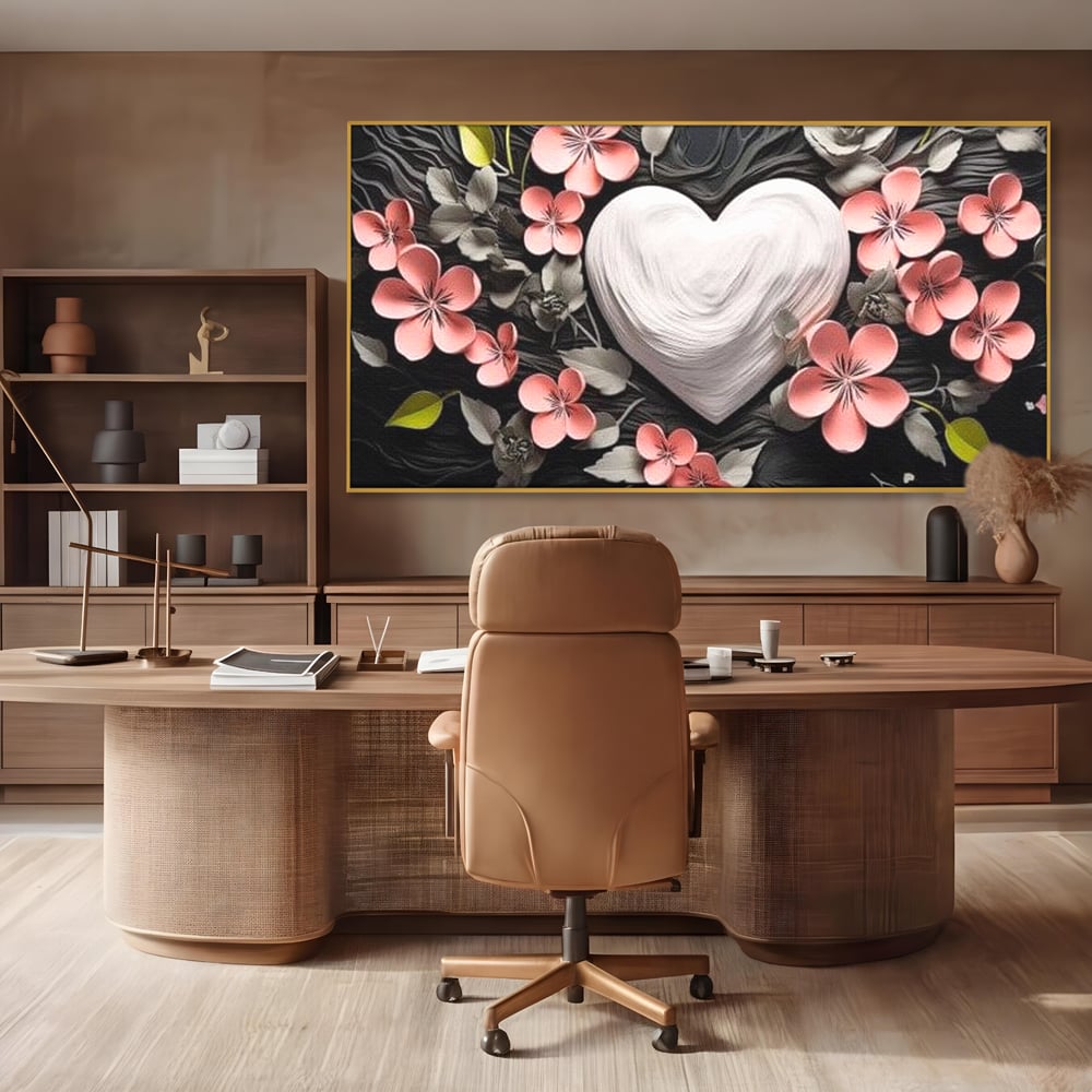 Tablou Canvas Premium LuxCanva® E1010, Ecouri Florale, Simbolism, Emotie, Frumusete, Petale, Flori, Living Room, Culori vibrante