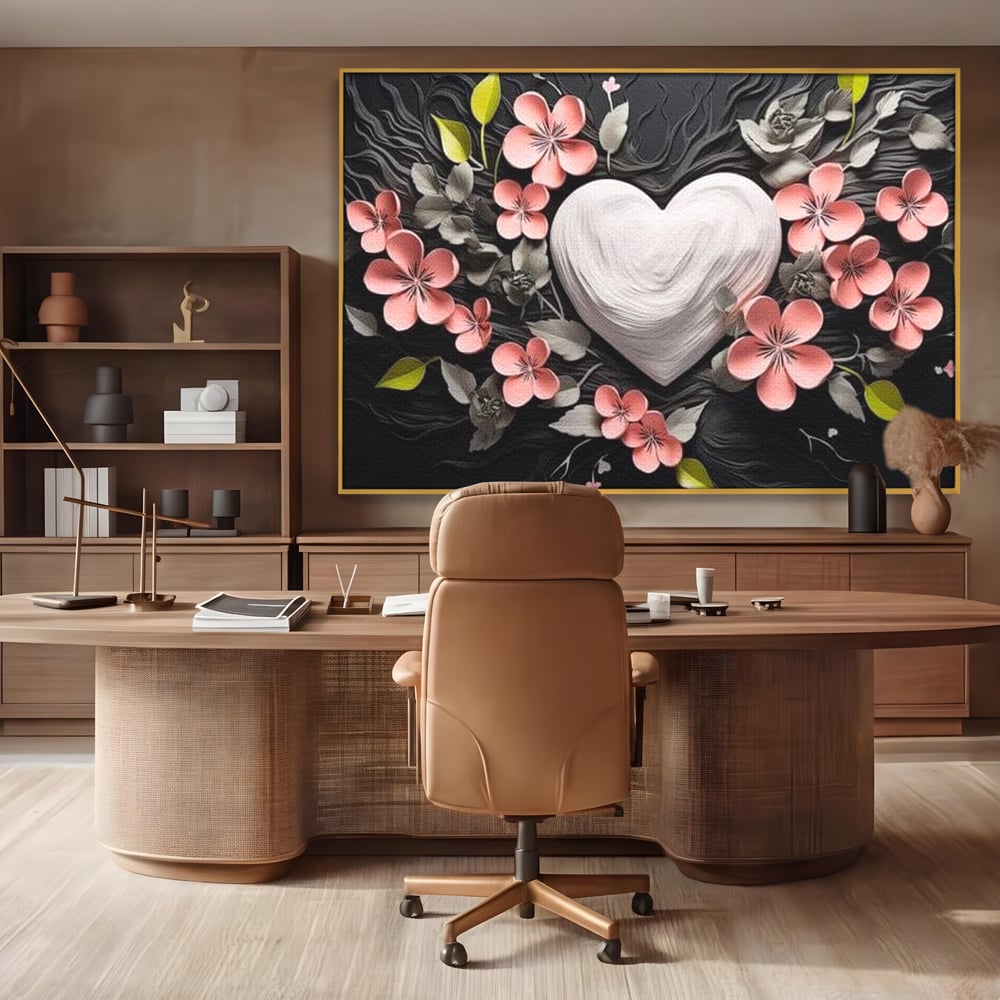 Tablou Canvas Premium LuxCanva® E1010, Ecouri Florale, Simbolism, Emotie, Frumusete, Petale, Flori, Living Room, Culori vibrante