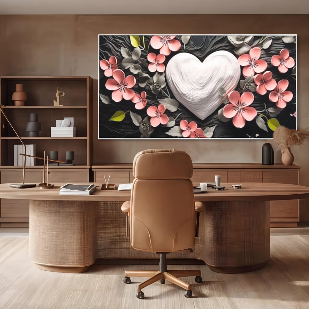 Tablou Canvas Premium LuxCanva® E1010, Ecouri Florale, Simbolism, Emotie, Frumusete, Petale, Flori, Living Room, Culori vibrante
