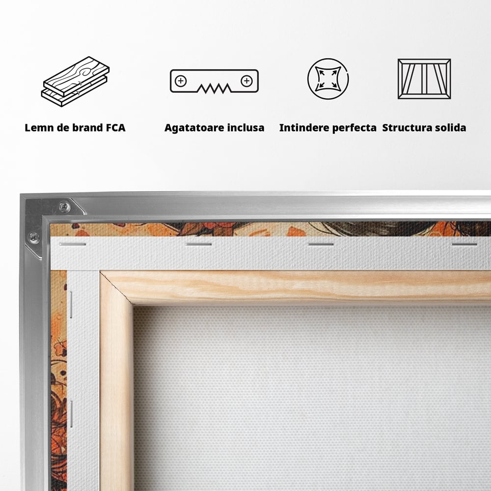 Tablou Canvas Premium LuxCanva® E1011, Alchimie Sufleteasca, El, Ea, Pasiune, Devotament, Alchimie, Legamant, Living Room, Culori vibrante