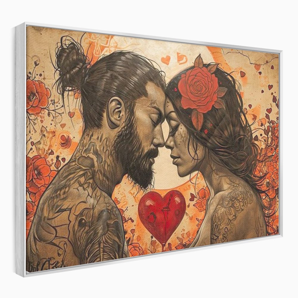 Tablou Canvas Premium LuxCanva® E1011, Alchimie Sufleteasca, El, Ea, Pasiune, Devotament, Alchimie, Legamant, Living Room, Culori vibrante