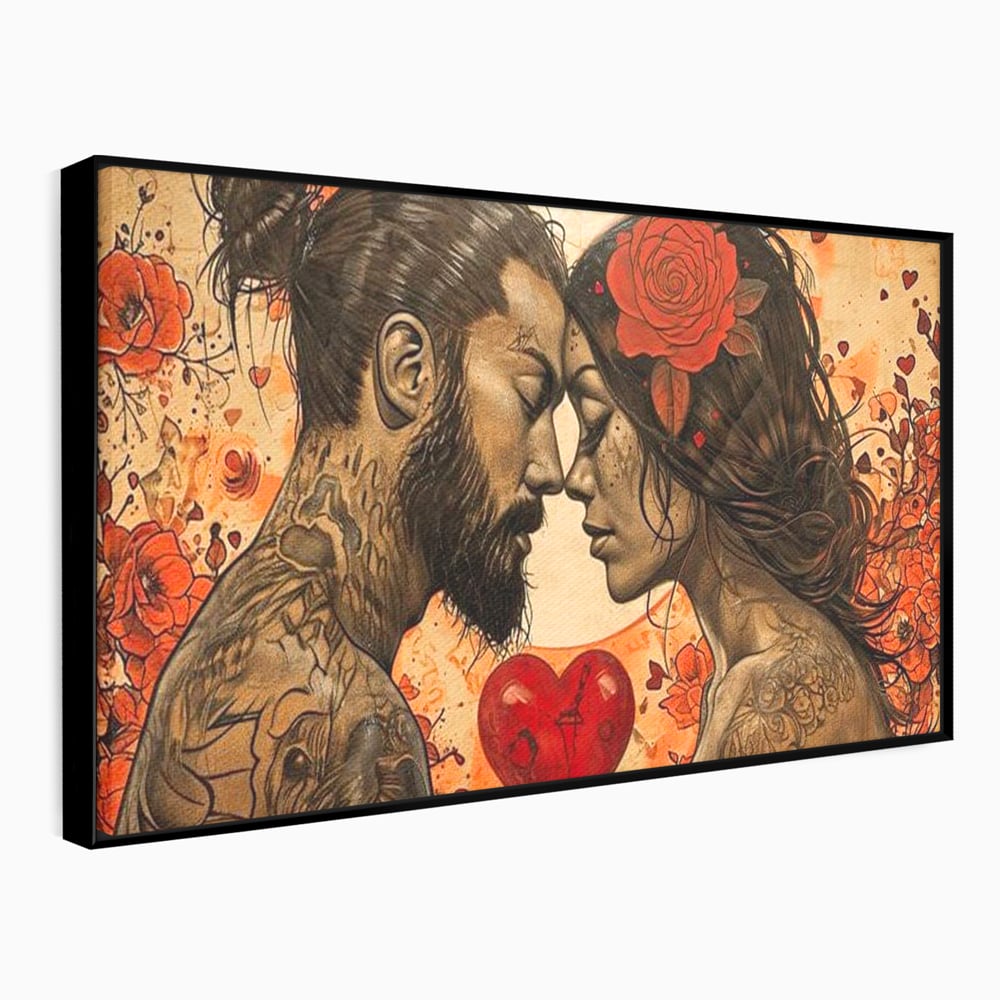 Tablou Canvas Premium LuxCanva® E1011, Alchimie Sufleteasca, El, Ea, Pasiune, Devotament, Alchimie, Legamant, Living Room, Culori vibrante