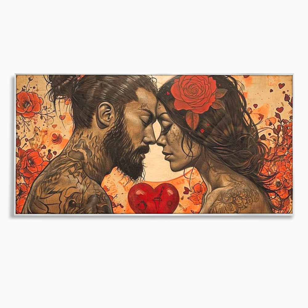 Tablou Canvas Premium LuxCanva® E1011, Alchimie Sufleteasca, El, Ea, Pasiune, Devotament, Alchimie, Legamant, Living Room, Culori vibrante