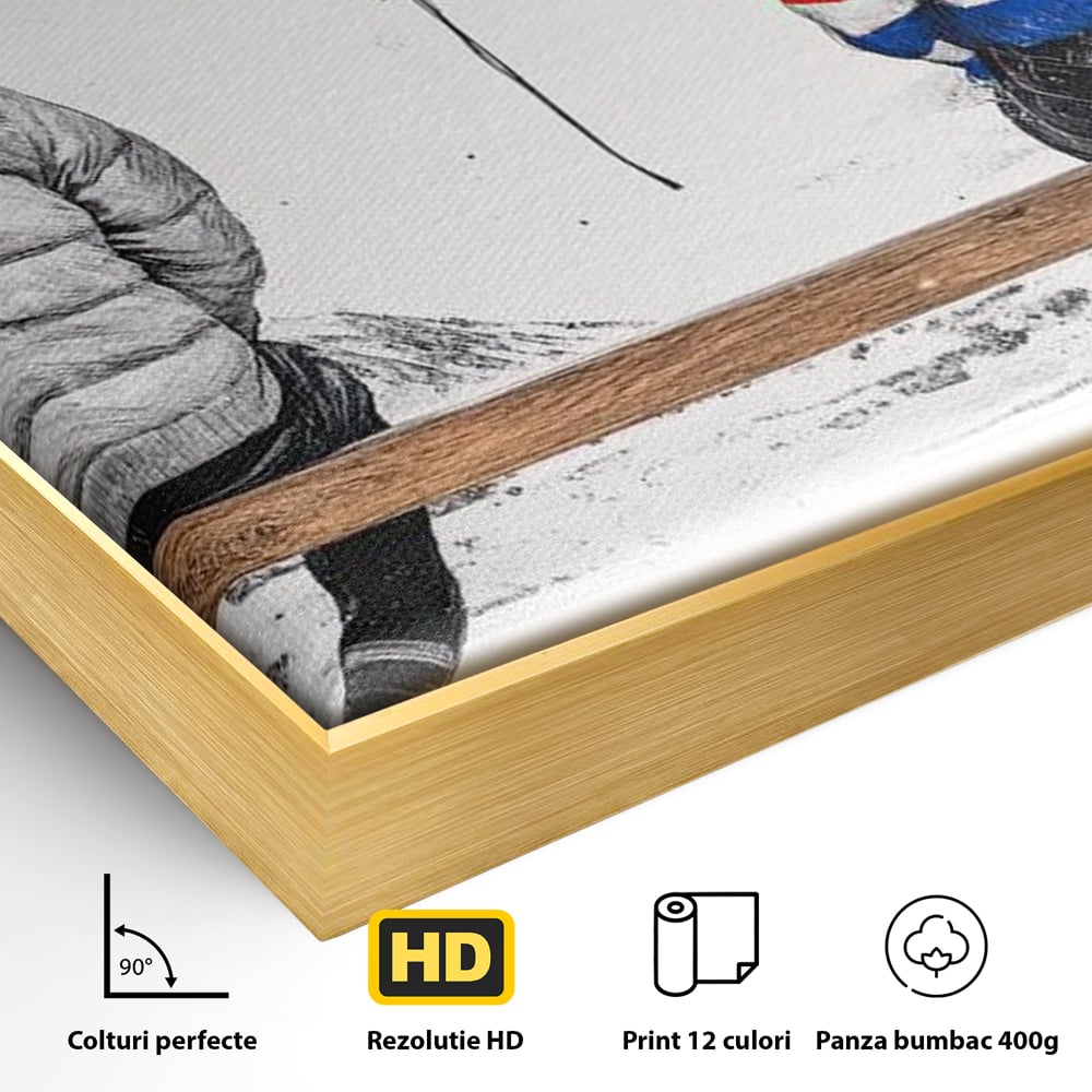 Leinwandbilder LuxCanva Premium Leinwandbilder® E1014, Nur der Himmel zwischen uns, Link, Bank, Ballon, Reflektionen, Himmel, Wohnzimmer, Lebendige Farben