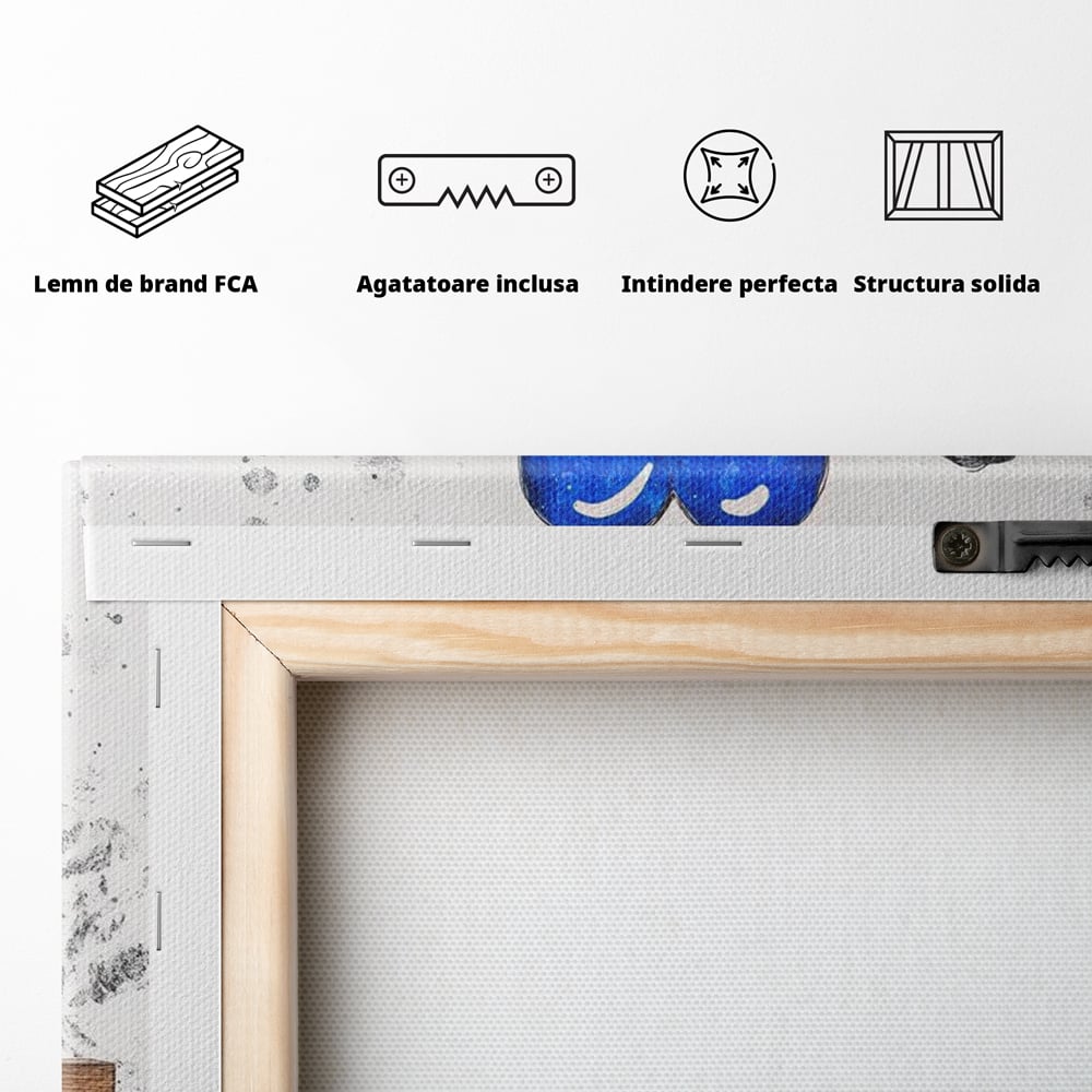 Leinwandbilder LuxCanva Premium Leinwandbilder® E1014, Nur der Himmel zwischen uns, Link, Bank, Ballon, Reflektionen, Himmel, Wohnzimmer, Lebendige Farben