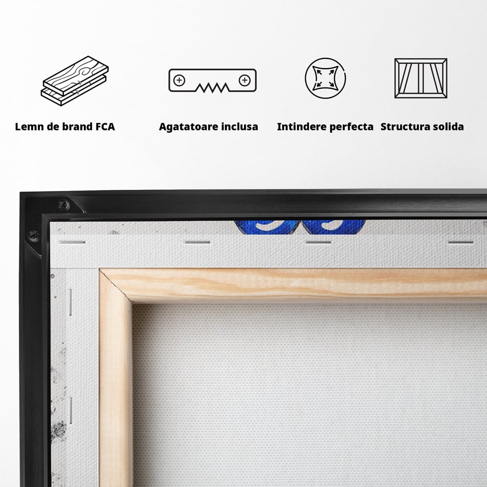 Leinwandbilder LuxCanva Premium Leinwandbilder® E1014, Nur der Himmel zwischen uns, Link, Bank, Ballon, Reflektionen, Himmel, Wohnzimmer, Lebendige Farben