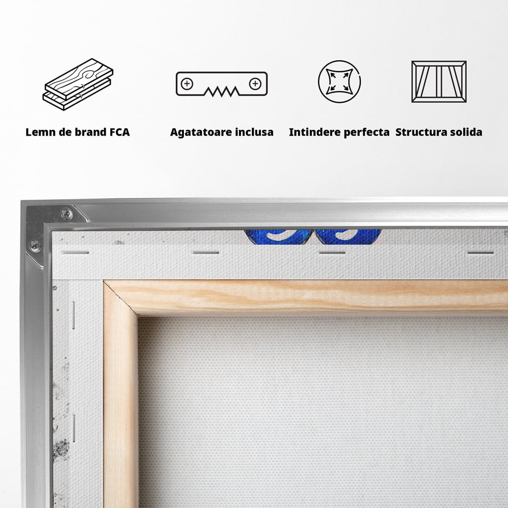 Leinwandbilder LuxCanva Premium Leinwandbilder® E1014, Nur der Himmel zwischen uns, Link, Bank, Ballon, Reflektionen, Himmel, Wohnzimmer, Lebendige Farben