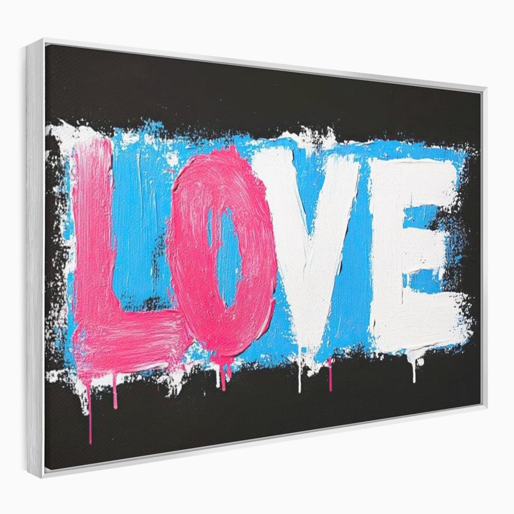 Leinwandbilder Premium LuxCanva® E1016, Liebe in leuchtenden Farben, Farben, Liebe, Kontrast, Liebe, leuchtend, Wohnzimmer, leuchtende Farben