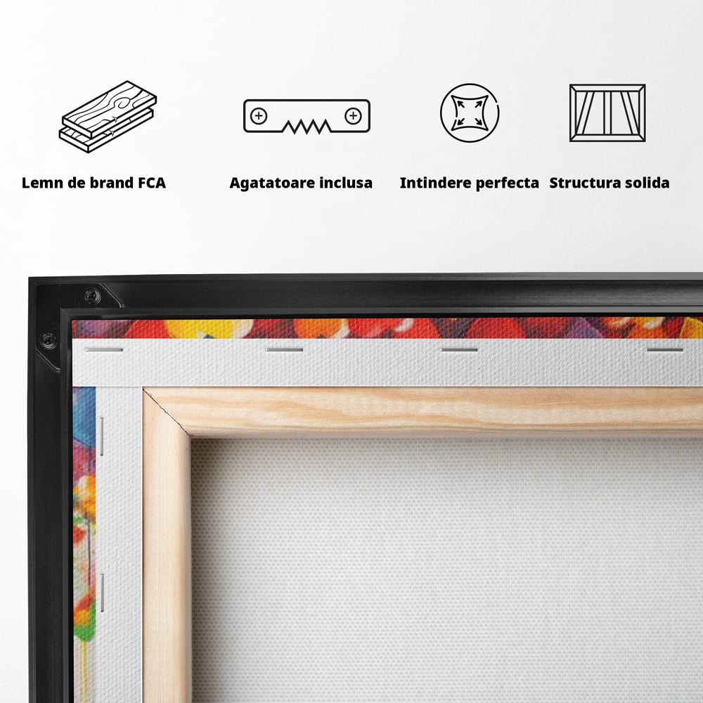Leinwandbilder Premium LuxCanva® E1018, Herzen, die Wünsche tragen, Himmel, Herzen, Träume, Träume, Seele, Liebe, Wohnzimmer, leuchtende Farben