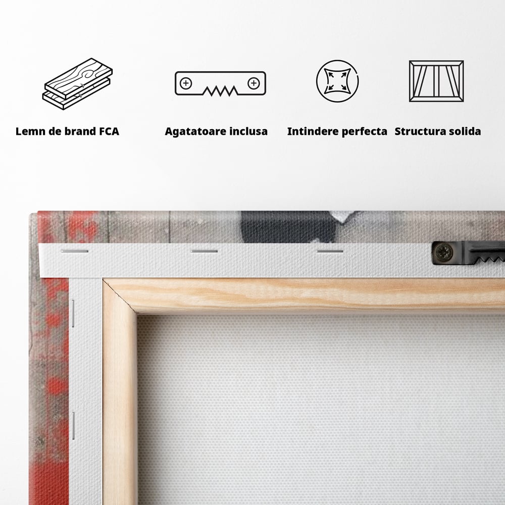 Tablou Canvas Premium LuxCanva® E1020, Un Moment pentru Eternitate , Imbratisare, Indragostiti, Pasiune, Tacere, Pace, Living Room, Culori vibrante