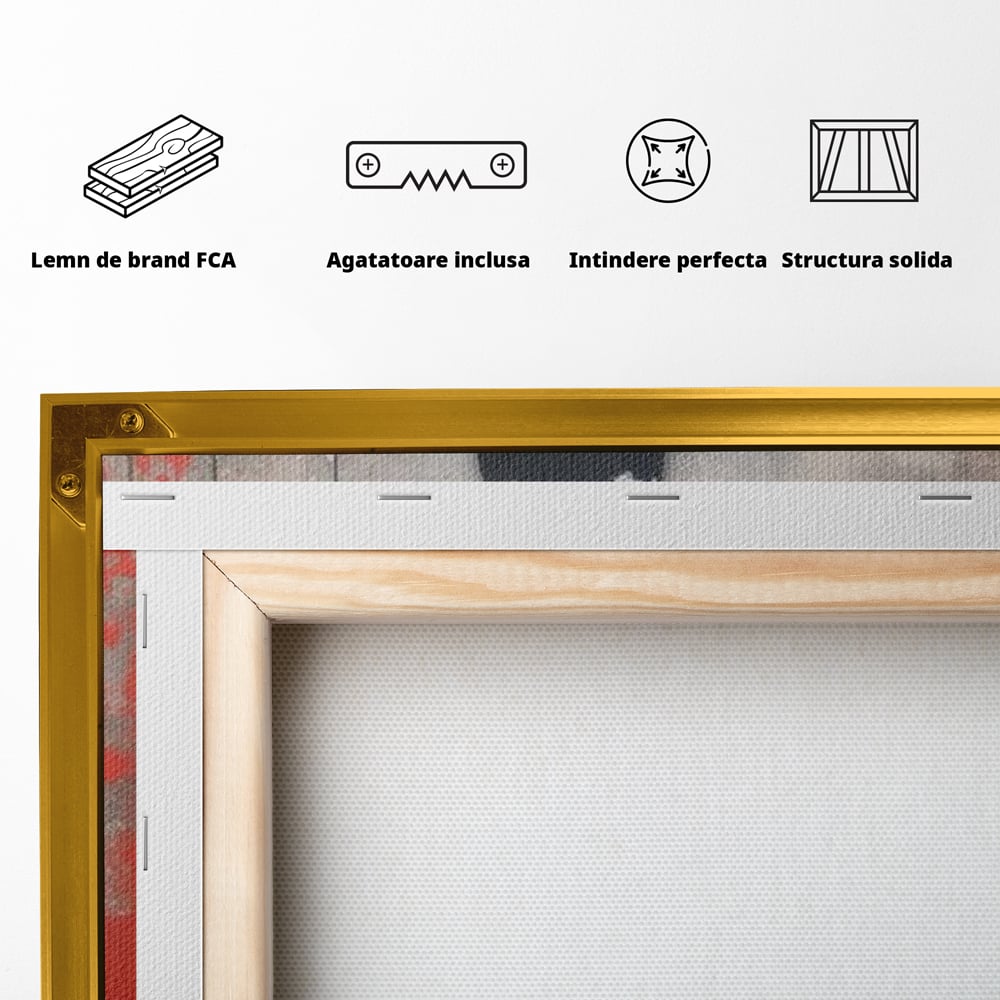 Tablou Canvas Premium LuxCanva® E1020, Un Moment pentru Eternitate , Imbratisare, Indragostiti, Pasiune, Tacere, Pace, Living Room, Culori vibrante