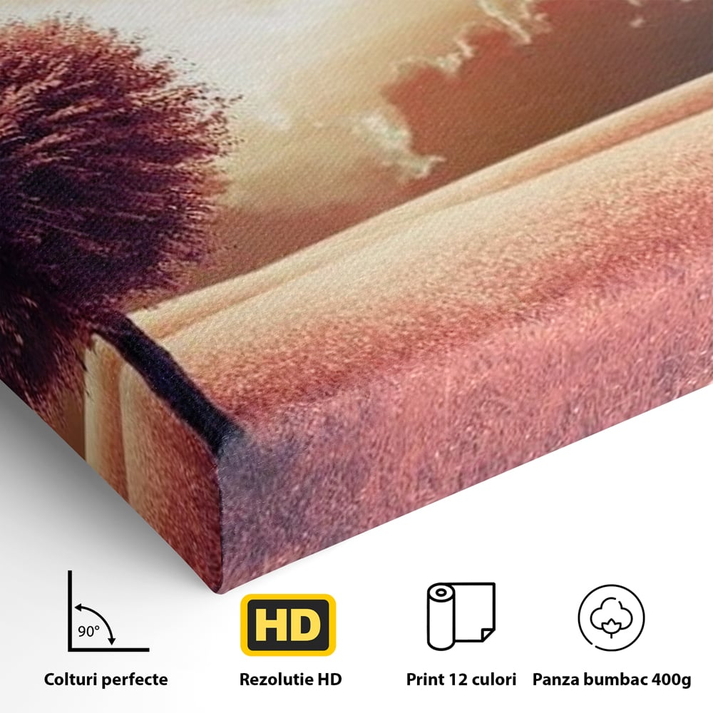 Leinwandbilder Premium LuxCanva® E1036, Heartbeats of the Earth, Baum, Wurzeln, Landschaft, Freamat, Herz, Wohnzimmer, Lebendige Farben