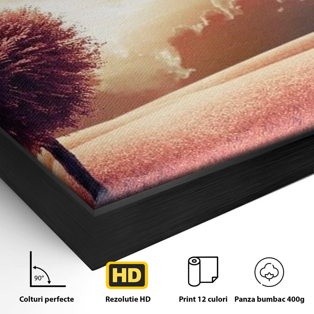 Leinwandbilder Premium LuxCanva® E1036, Heartbeats of the Earth, Baum, Wurzeln, Landschaft, Freamat, Herz, Wohnzimmer, Lebendige Farben