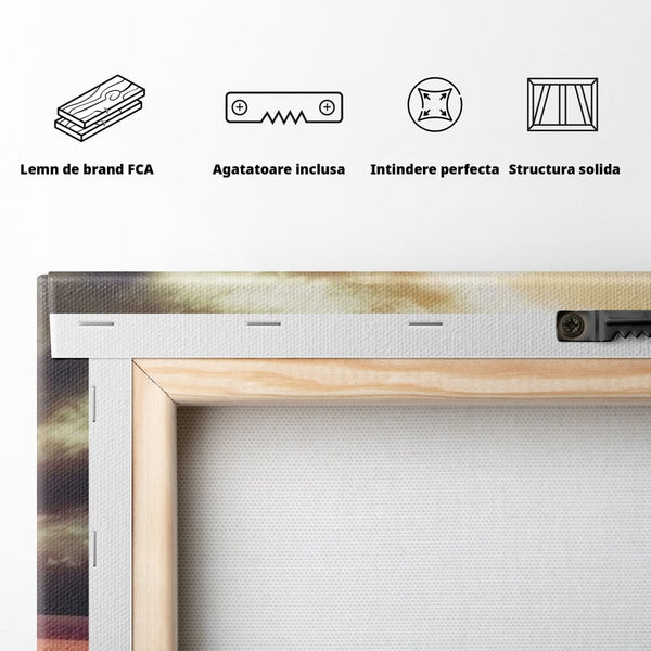 Leinwandbilder Premium LuxCanva® E1036, Heartbeats of the Earth, Baum, Wurzeln, Landschaft, Freamat, Herz, Wohnzimmer, Lebendige Farben