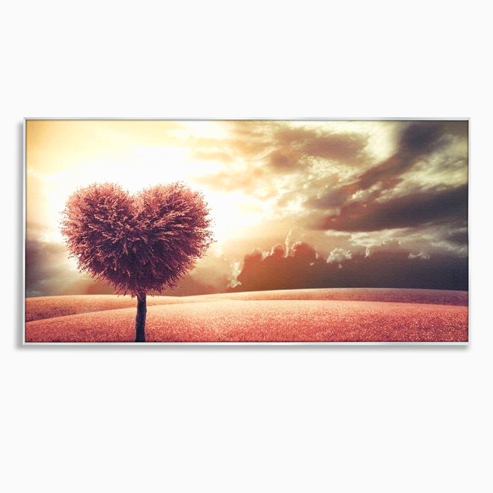 Leinwandbilder Premium LuxCanva® E1036, Heartbeats of the Earth, Baum, Wurzeln, Landschaft, Freamat, Herz, Wohnzimmer, Lebendige Farben